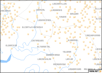 map of Hacienda Santa Cruz